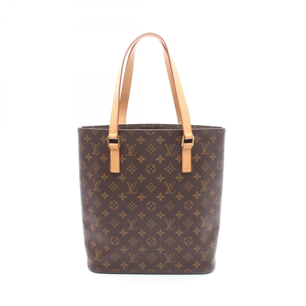Louis Vuitton Vavin Monogram Tote Bag Canvas Leather Brown